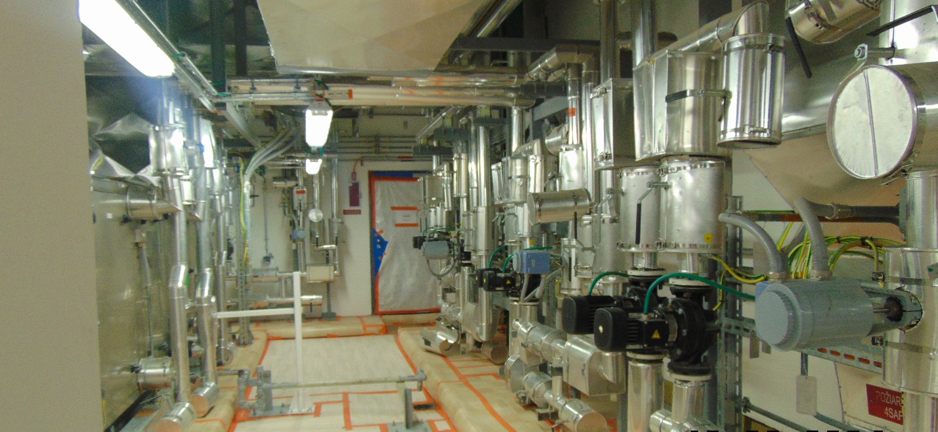HVAC installation view 2